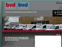 Tablet Screenshot of groupe-bvd.com